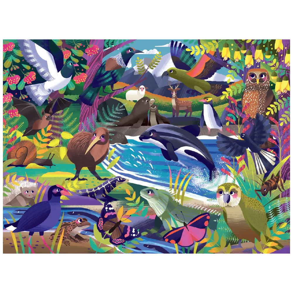 Crocodile Creek 36pc Floor Puzzle - Discover Aotearoa