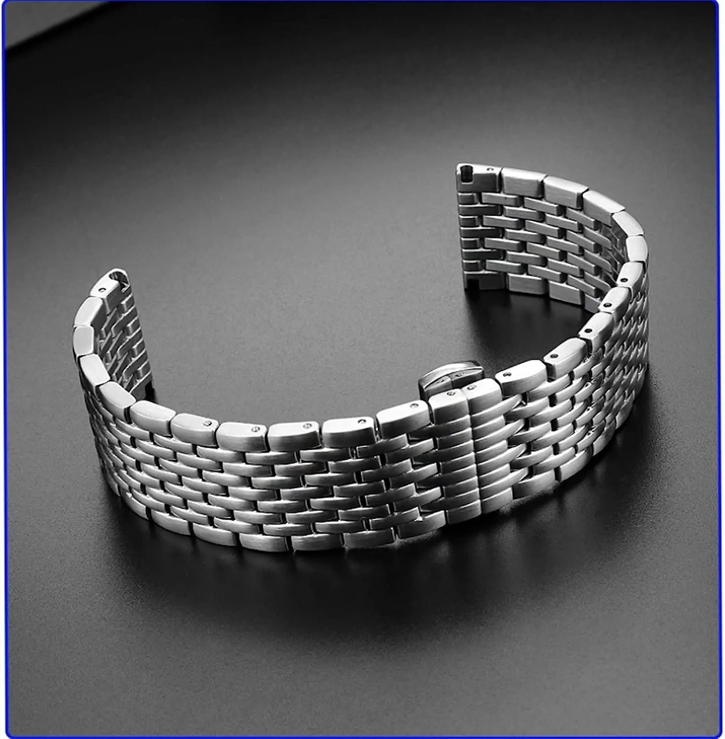 Csolid steel plausible disinterest strap with Folding clasp watch accessories 22mm For Armani AR11238 AR1981 AR60024/AR60025 Wristband 