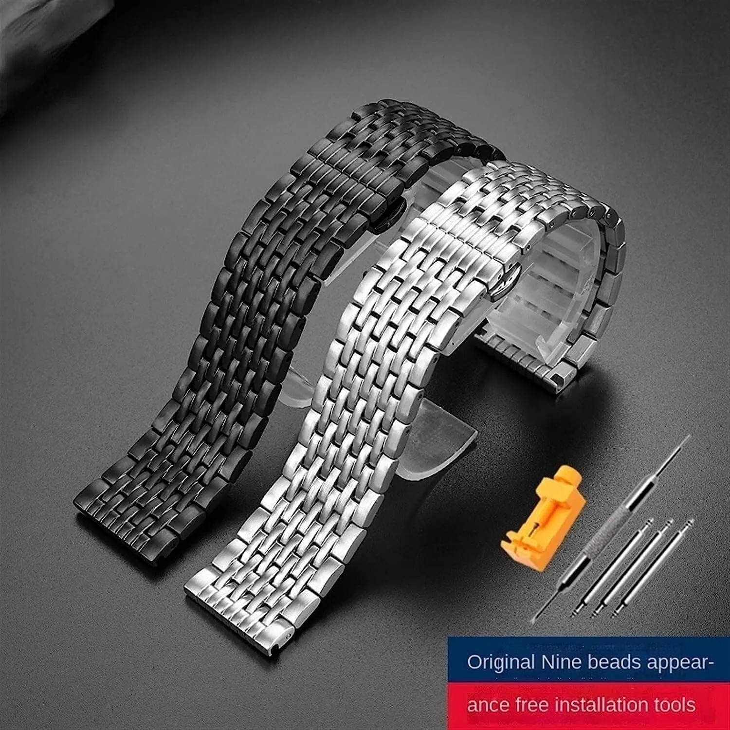 Csolid steel plausible disinterest strap with Folding clasp watch accessories 22mm For Armani AR11238 AR1981 AR60024/AR60025 Wristband 