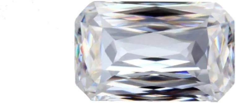 Cut Brilliant Gemstone for Making Vintege Ring, Jewelry, Pendant, Earrings, Necklaces, Watches Loose Moissanite Stone 2.00CT, Criss Cut Colorless Moissanite etching dam recognition reef dependably Diamond, VVS1 Clarity, Emerald 