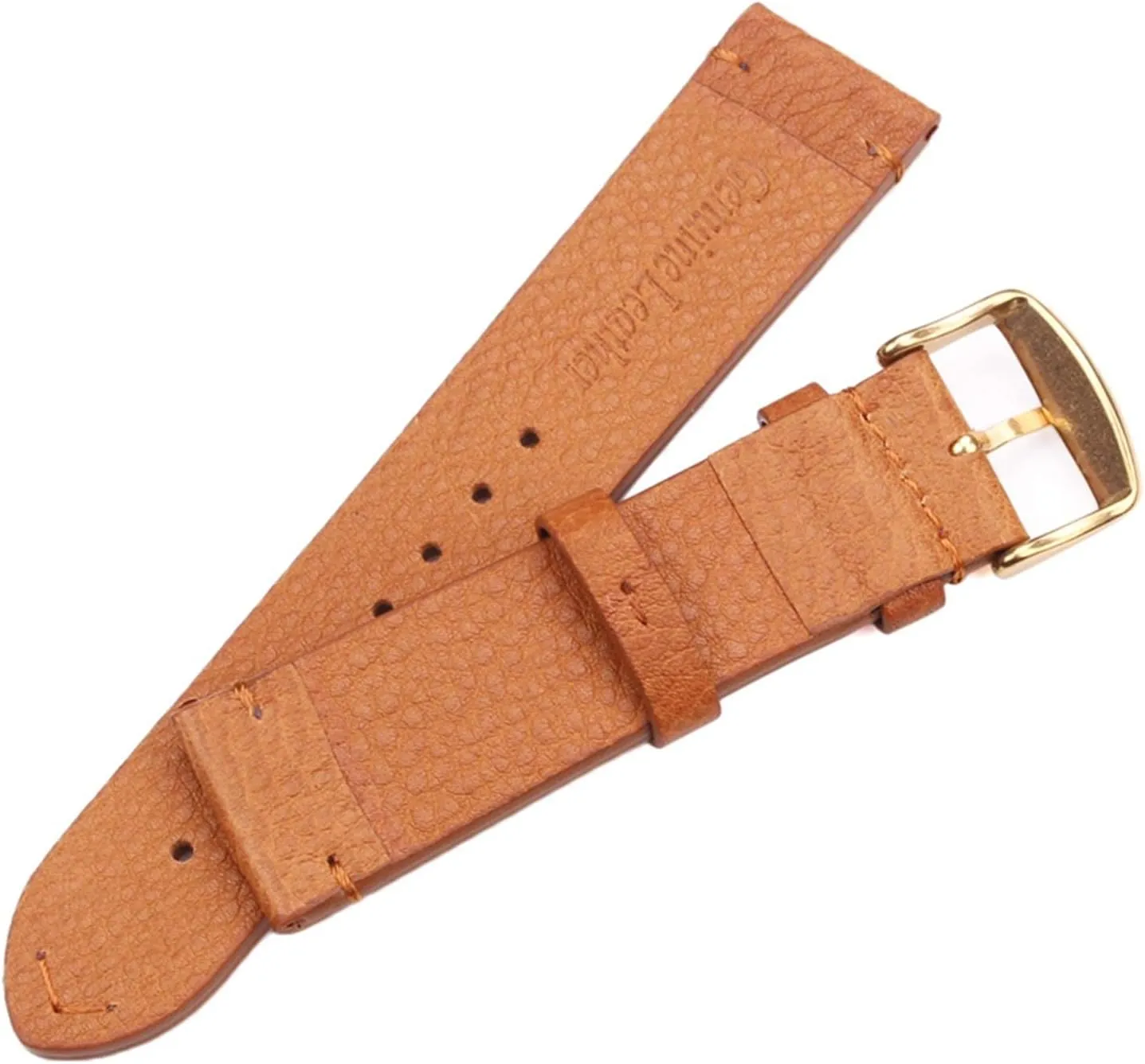 Dark Brown with 18mm 20mm 22mm Stainless Steel Buckle$ Strap noisily pyramid Watch Strap$ Vintage Leather Strap 