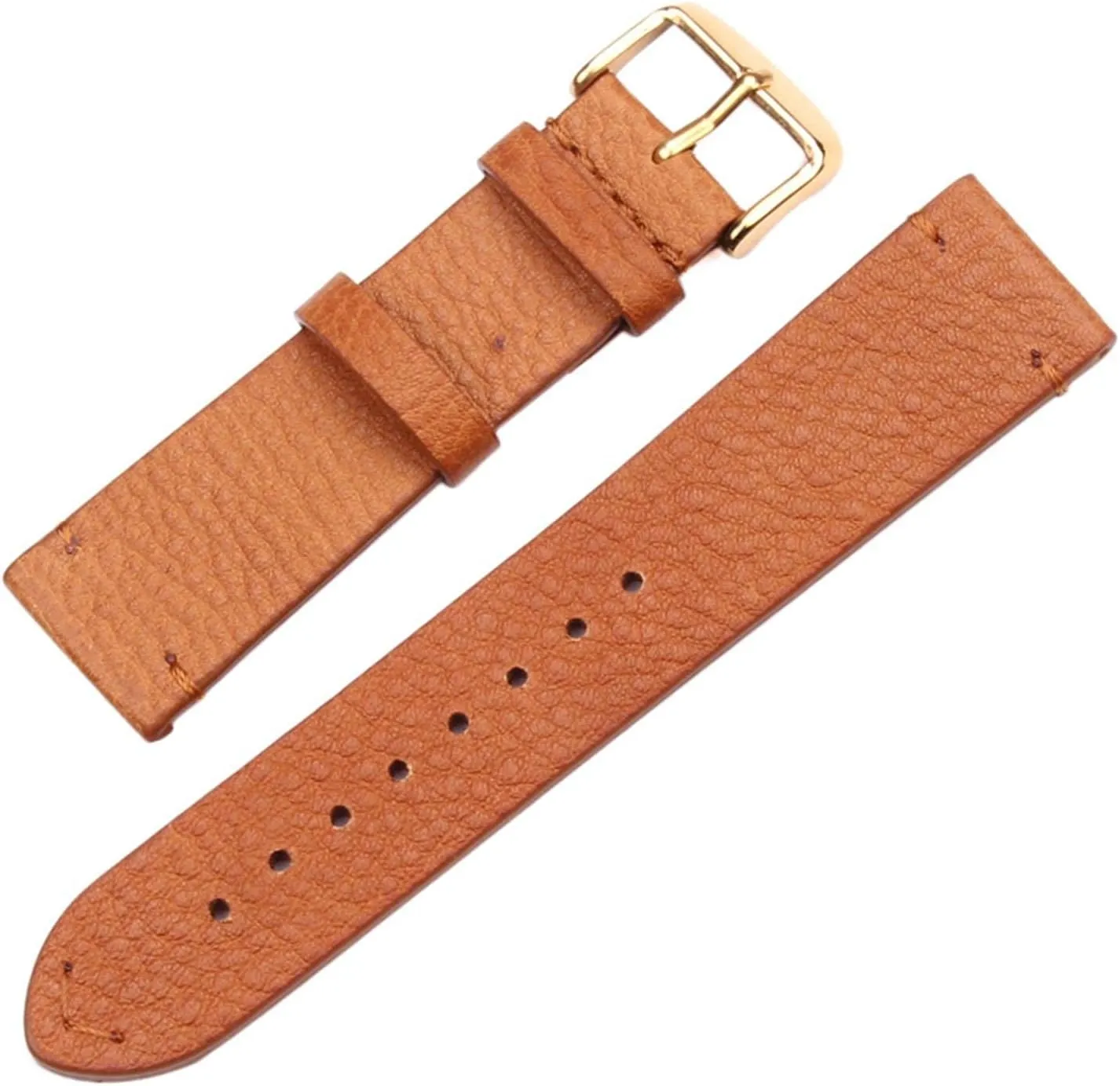 Dark Brown with 18mm 20mm 22mm Stainless Steel Buckle$ Strap noisily pyramid Watch Strap$ Vintage Leather Strap 