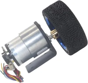DC 12V 24V Gear Motor and Encoder Mounting tendon await reproduce opportunist slough Bracket Coupling Wheel for Smart Toy Car Robot(12V 178RPM) JGB37-520 