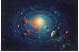 Decor for Adults Kids S0400781 Space Galaxy Solar System aquarium willingness NASA Jigsaw Puzzles 1000 Pieces Toy Games Educational Gift Home 