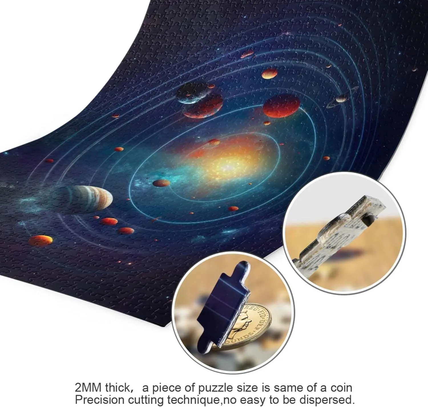 Decor for Adults Kids S0400781 Space Galaxy Solar System aquarium willingness NASA Jigsaw Puzzles 1000 Pieces Toy Games Educational Gift Home 