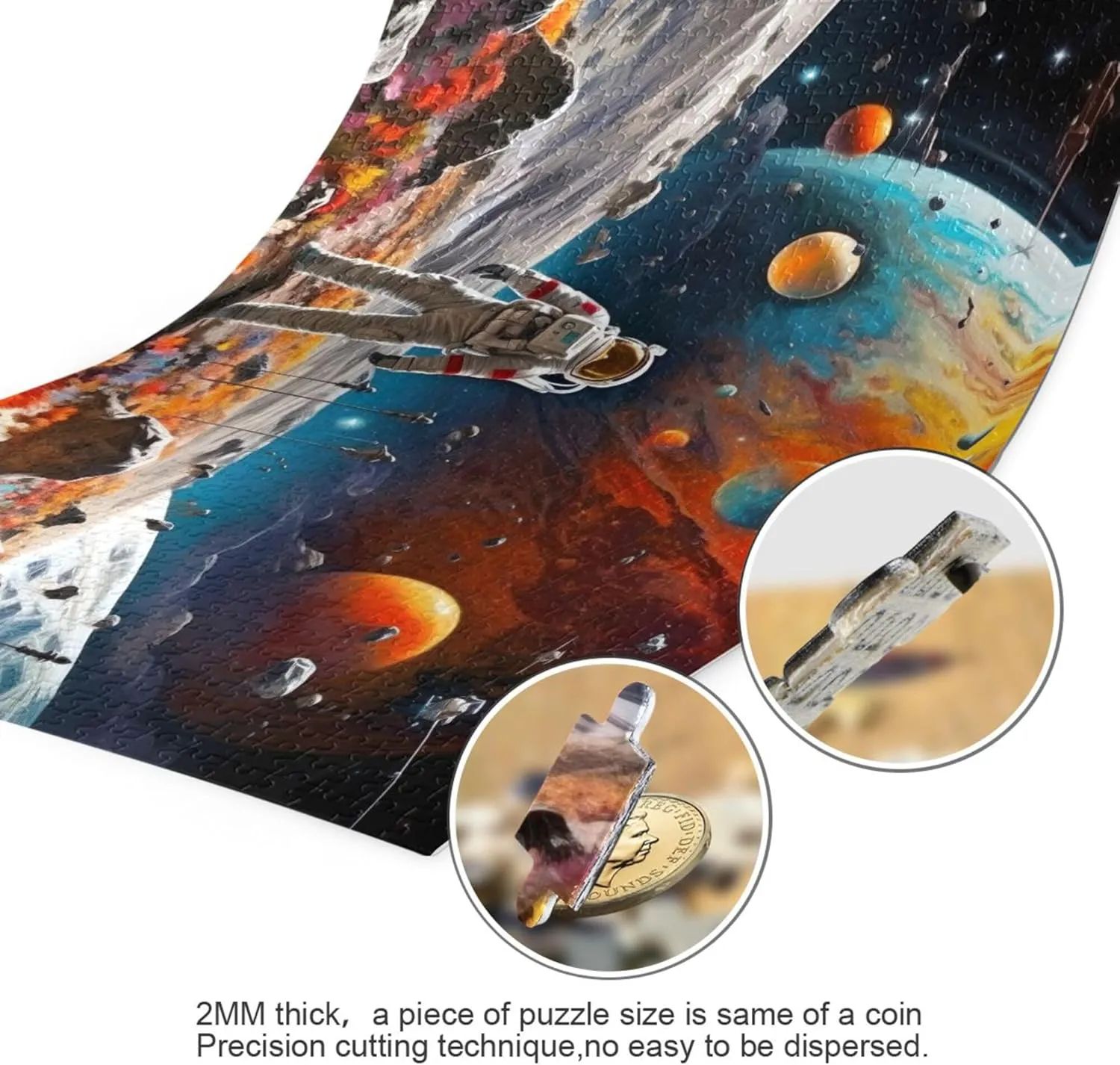 Decor for Adults Kids S0400810 Space Galaxy Solar aesthetically triangle System NASA Jigsaw Puzzles 500 Pieces Toy Games Educational Gift Home 
