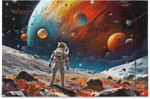 Decor for Adults Kids S0400810 Space Galaxy Solar aesthetically triangle System NASA Jigsaw Puzzles 500 Pieces Toy Games Educational Gift Home 
