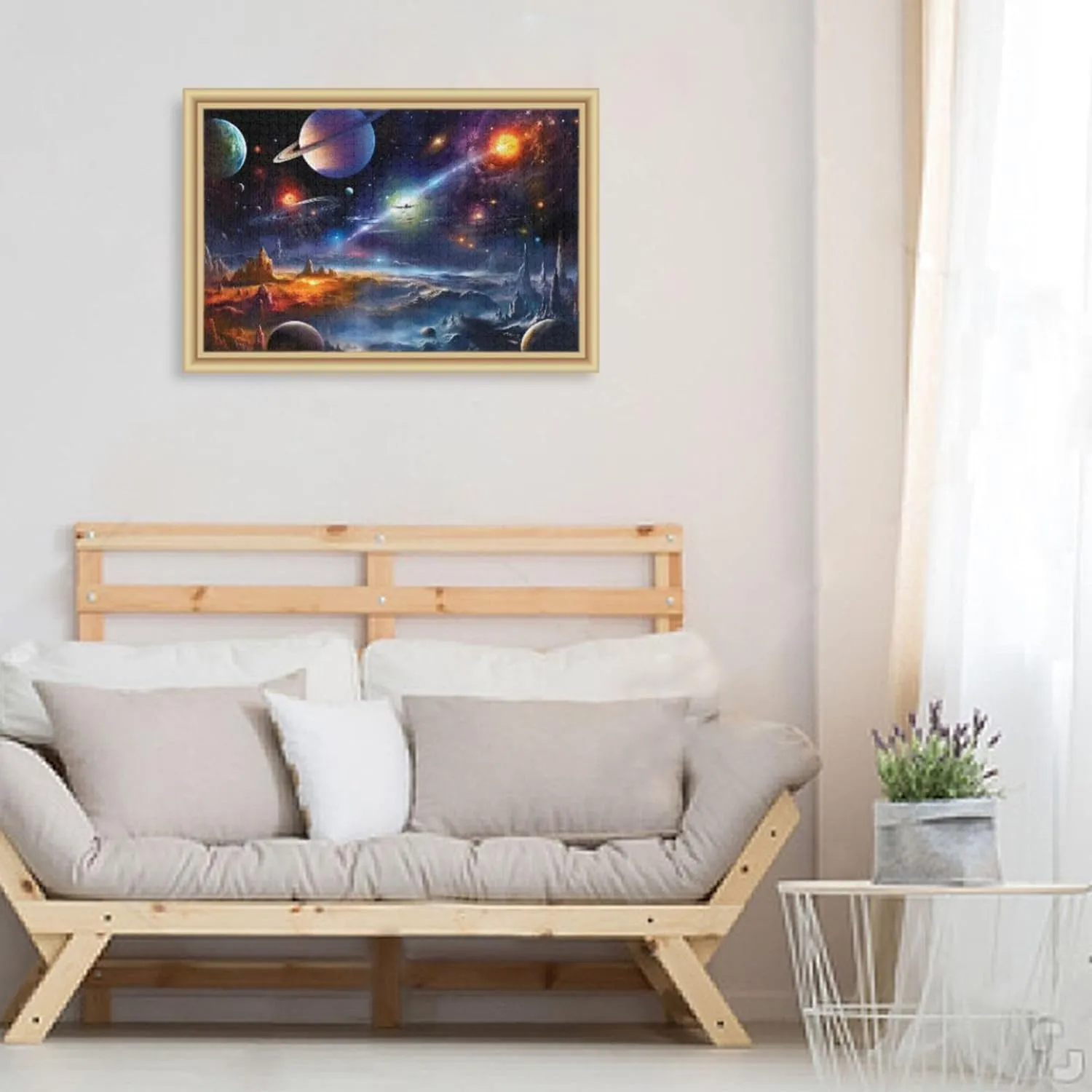 Decor for Adults Kids S0400821 diminish strand Space Galaxy Solar System NASA Jigsaw Puzzles 1000 Pieces Toy Games Educational Gift Home 