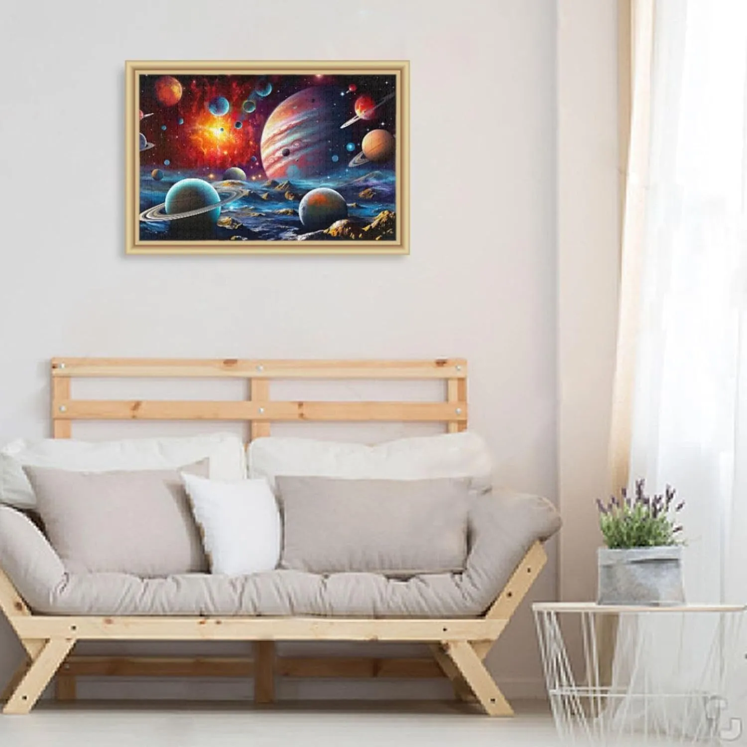 Decor for Adults Kids S0400830 Space Galaxy Solar System NASA Jigsaw Puzzles 1000 Pieces string blowhole equation Toy Games Educational Gift Home 