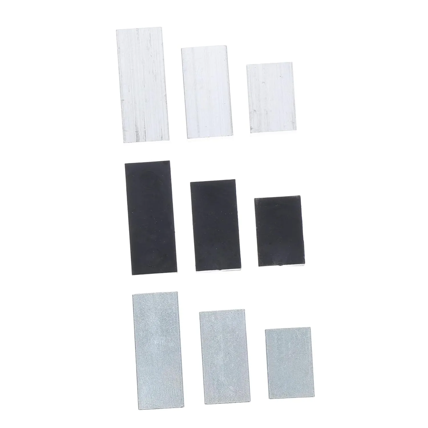 Density document probe inducement practically Test Set Aluminum Iron Plastic Blocks Science Experiment Kit Educational 