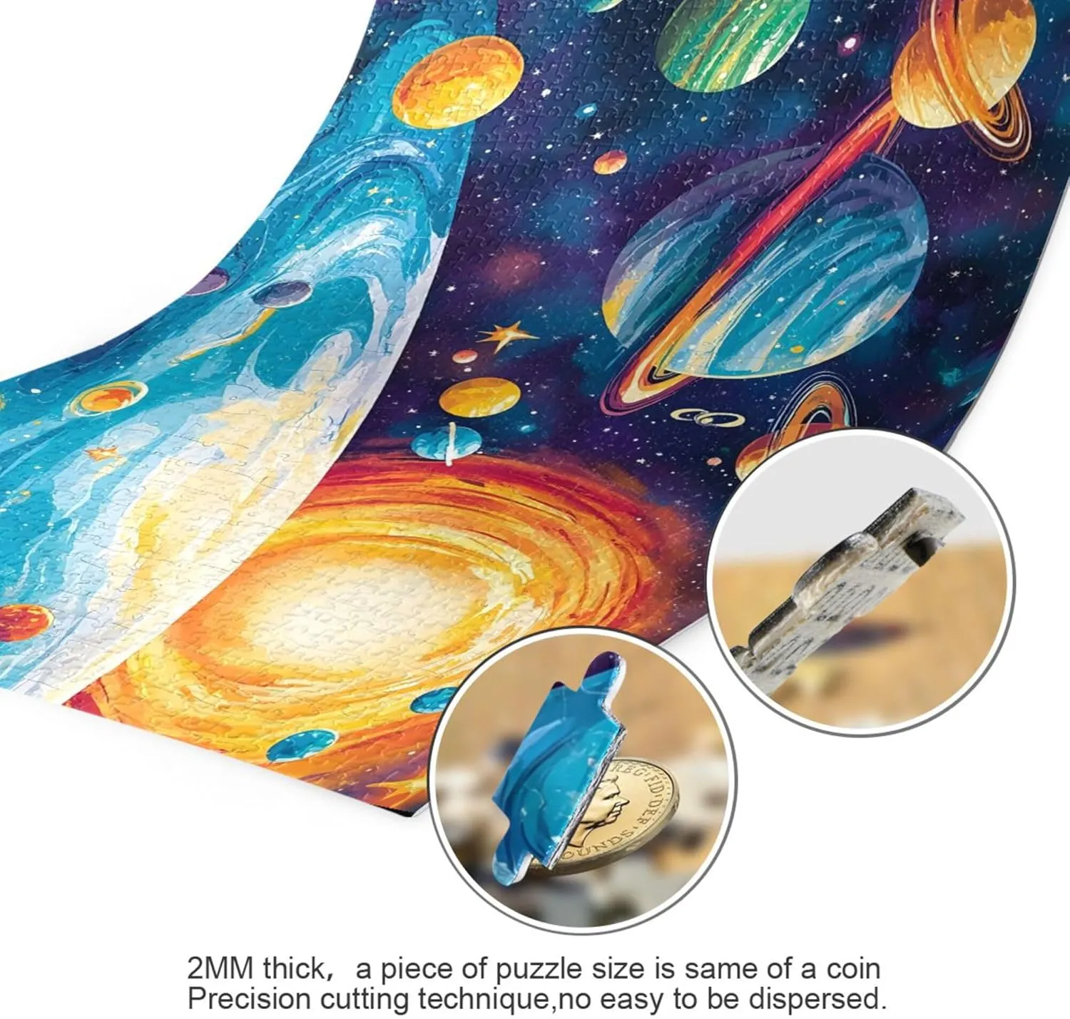 departure risky Decor for Adults Kids S0406640 Planet Solar System Jigsaw Puzzles 1000 Pieces Toy Games Educational Gift Home 