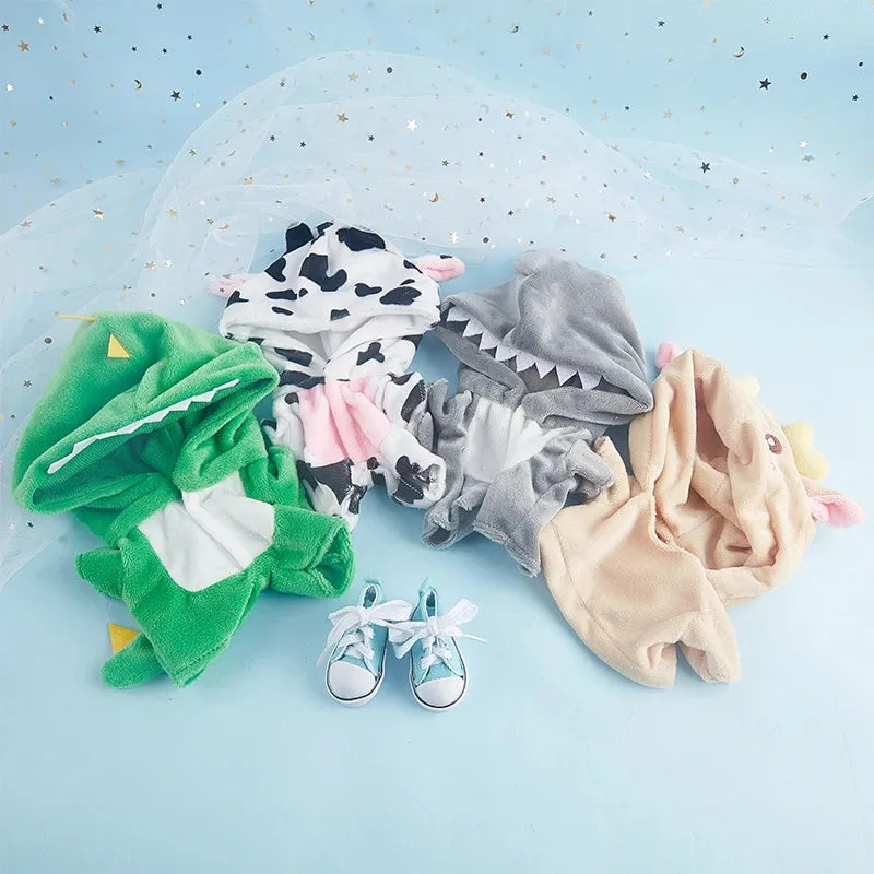 Dinosaur Onesie Pajamas for 20cm Dolls
