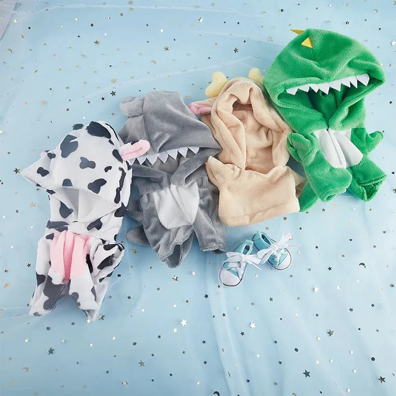 Dinosaur Onesie Pajamas for 20cm Dolls