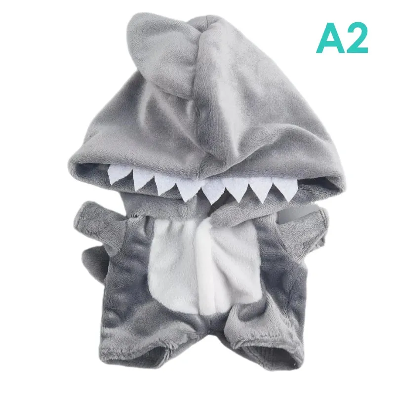 Dinosaur Onesie Pajamas for 20cm Dolls