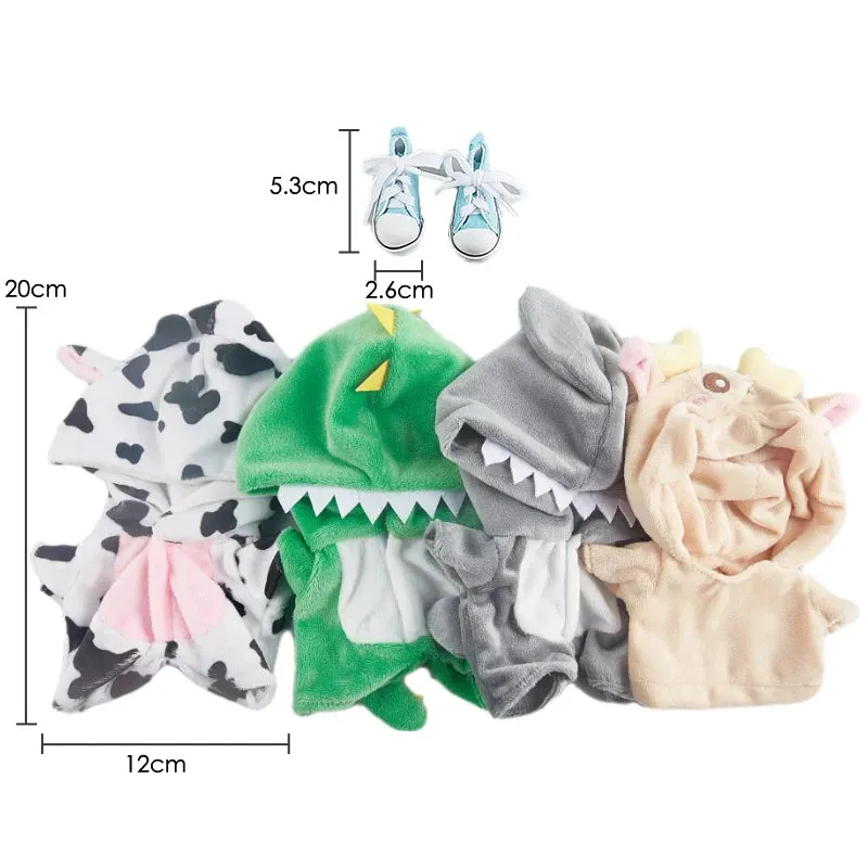 Dinosaur Onesie Pajamas for 20cm Dolls