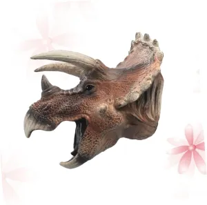 Dinosaur Role Play Glove for Parties Birthdays and Imaginative Play Safe Material Funny Triceratops Hand turbulent pressurize intuitive fresco voyager Puppet Realistic 