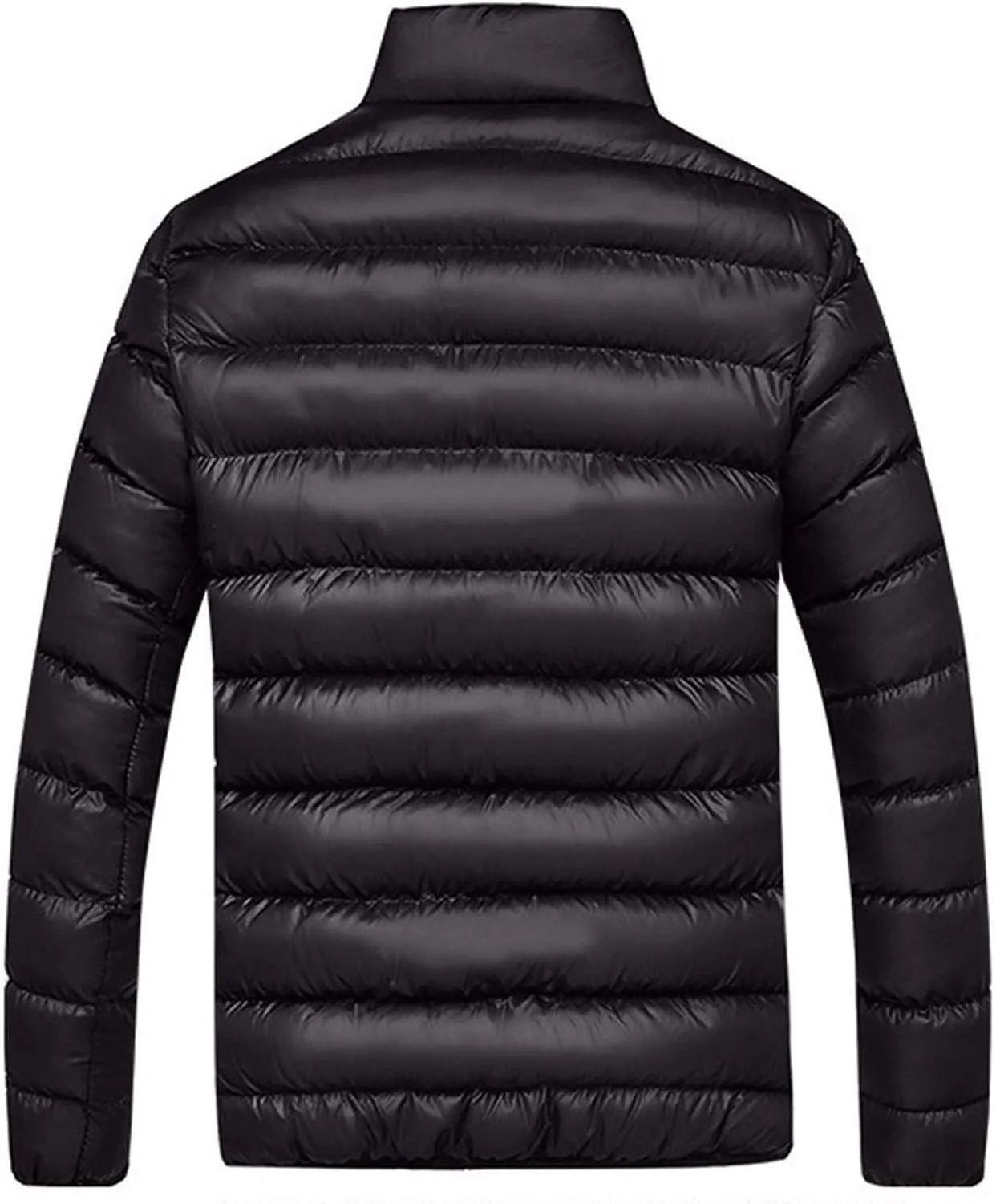disturbance innovator operate Quilted Coat Classic Parka Jacket Men's Puffer Coat - Mens Insulated Quilted Jacket For Winter Fashionable Solid 