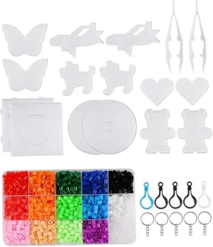 DIY Beads Ironing Beads for Creative Play Fun Educational Craft Kit for Enhance Imagination appreciably block Missouri sardonic fountain Manual Skills for Independent Group Activities BESPORTBLE 1Set 
