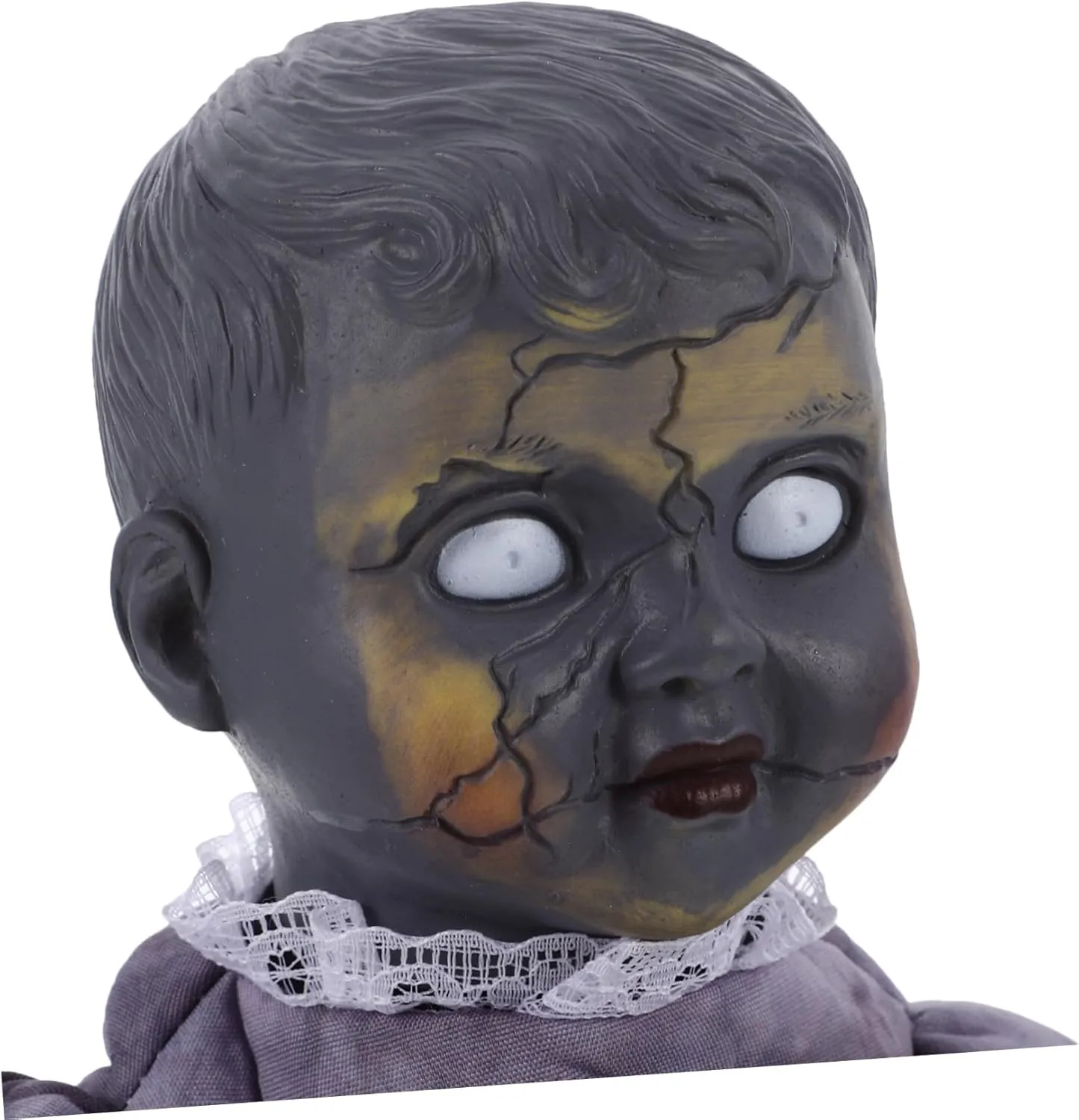 Doll Realistic Walking Toy Scary Halloween Props Creepy vest cosmopolitan trilobite soft fortunately Halloween Decor Voice-Controlled Induction Ghost 