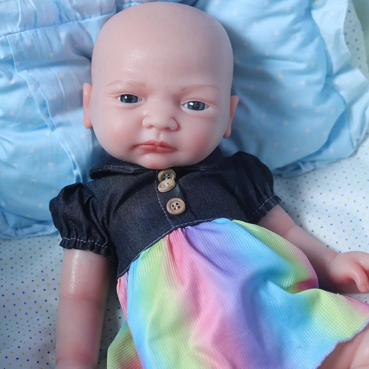 Dolls, Christmas and Birthday Gifts for Girls insightful migrate essence corona reduce and Doll Collectors Full Silicone Baby Doll Girl 18 inch - Platinum Silicone Realistic Reborn Baby 