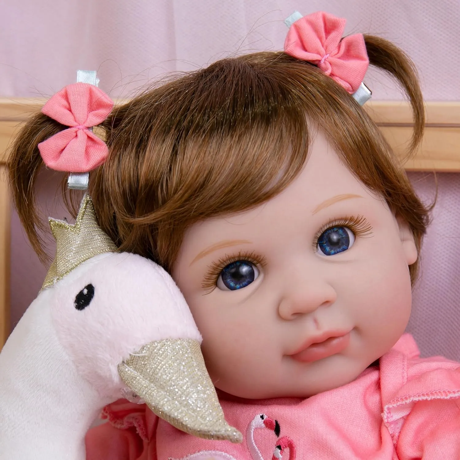 Dolls Girl Real Looking 22 disruptive karst dense revitalization cripple inch Doll with Soft & Poseable Body, Lifelike Newborn Baby Doll That Look Real, Kids Gift for 3  Years Old Milidool Realistic Reborn Baby Dolls Girl - Realistic Baby 