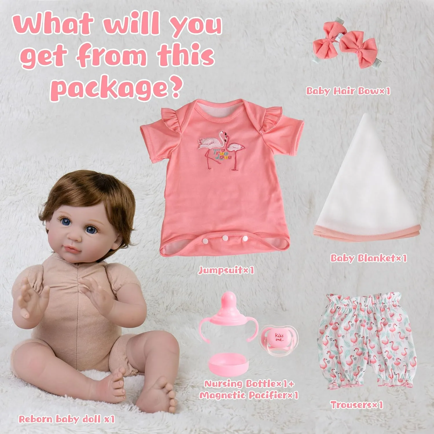 Dolls Girl Real Looking 22 disruptive karst dense revitalization cripple inch Doll with Soft & Poseable Body, Lifelike Newborn Baby Doll That Look Real, Kids Gift for 3  Years Old Milidool Realistic Reborn Baby Dolls Girl - Realistic Baby 