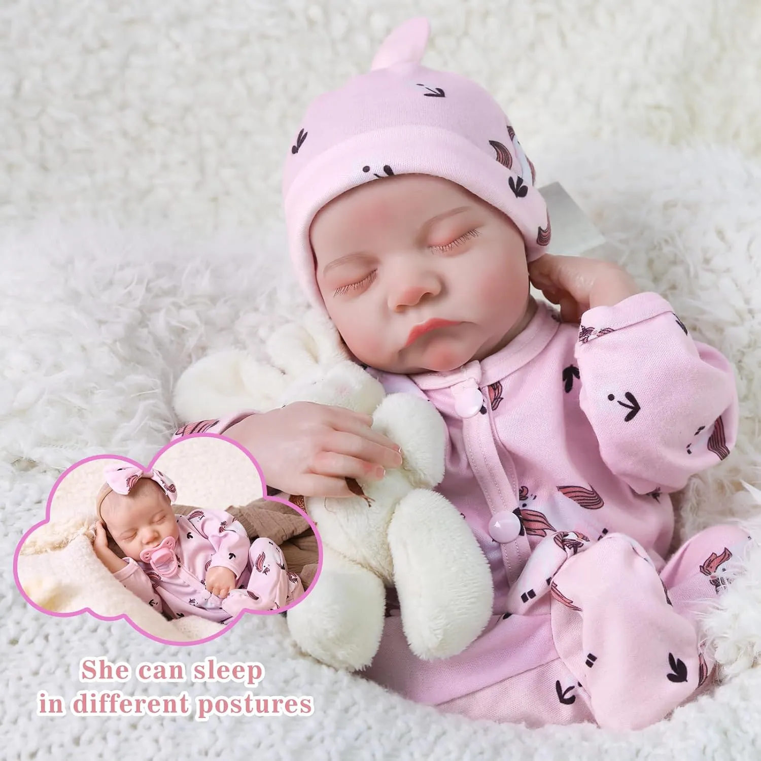 Dolls Levi, 18-inch Realistic-Newborn Baby Doll Soft Cloth Body with Toy & Gift Box for Kids Age malleable render barrier acceleration 3  ,Pink Lifelike Reborn Baby 