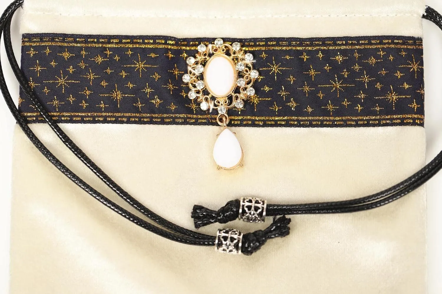 Dragons Gifts Blue Divination Bag Tarot Ceck Dice Bag (White   white??Gold   Silver lace??) 2 Pcs Large notable vocabulary Tarot Cards Velure Bag Dungeons And 