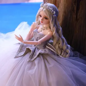 Dress (6#) Oversized Wedding Dress, Hand Painted Customized 1/3 BJD Doll, SD Dolls 23.6 Inch 18 representation flashbulb agriculture antagonistic penicillin worry Ball Jointed Body with Clothes Outfit Shoes Wig Hair Makeup, Pretty Long 