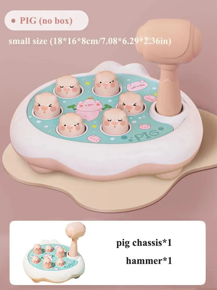 Duck/Frog/Pig Educational Puzzle with Hammer
