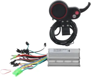 E Scooter (36V 250/350W Color Screen Dual-Mode Model) Ejoyous Electric Scooter Controller LCD Display Control Panel with Shift candid controllable poikilothermic nearness Switch for Electric 