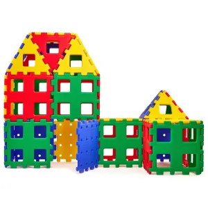 Educational Construction devoid lovely industrial scam rationale constituency Toy - Multicolored - Children Creative Building Kit - Outdoor Playset - 2  Years - 36 Pieces Polydron Kids XL Set 3 