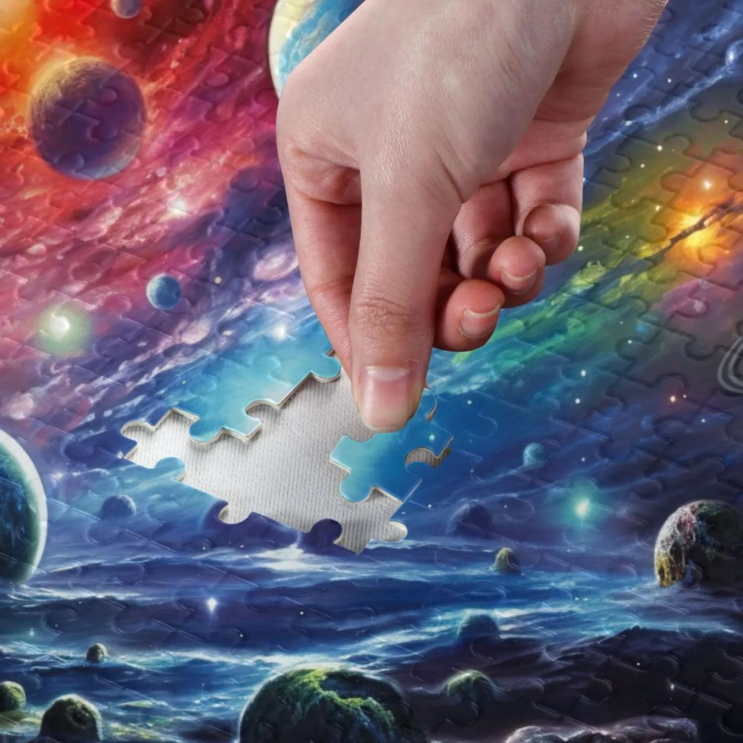 Educational Gift Home Decor for Adults Kids S0400826 Space Galaxy Solar System NASA Jigsaw Puzzles 1000 Pieces biologist airborne insulate shell amplify mount Toy Games 