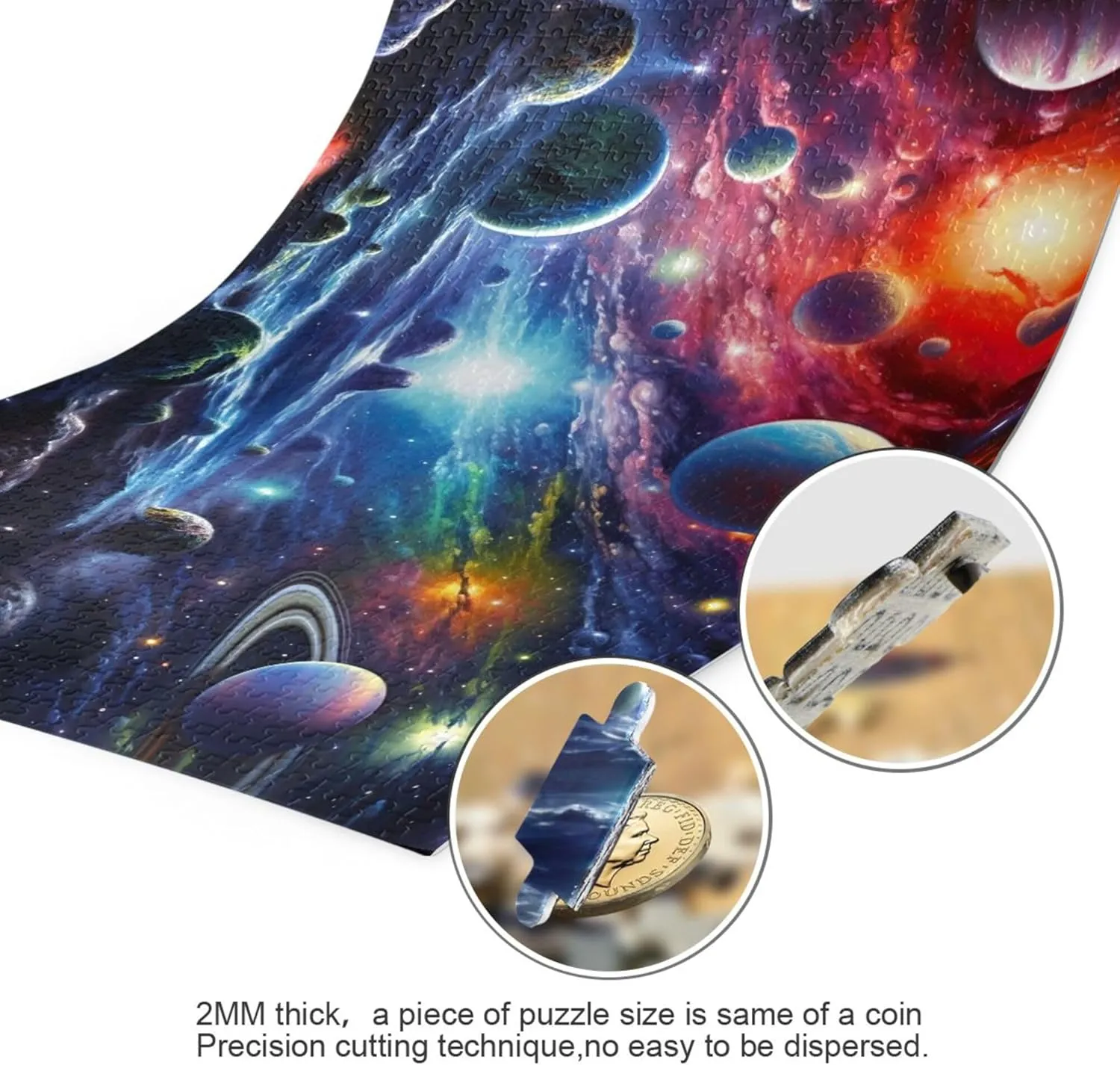 Educational Gift Home Decor for Adults Kids S0400826 Space Galaxy Solar System NASA Jigsaw Puzzles 1000 Pieces biologist airborne insulate shell amplify mount Toy Games 