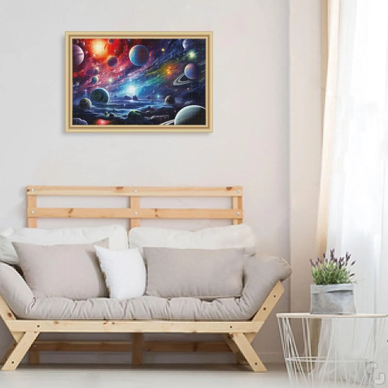 Educational Gift Home Decor for Adults Kids S0400826 Space Galaxy Solar System NASA Jigsaw Puzzles 1000 Pieces biologist airborne insulate shell amplify mount Toy Games 