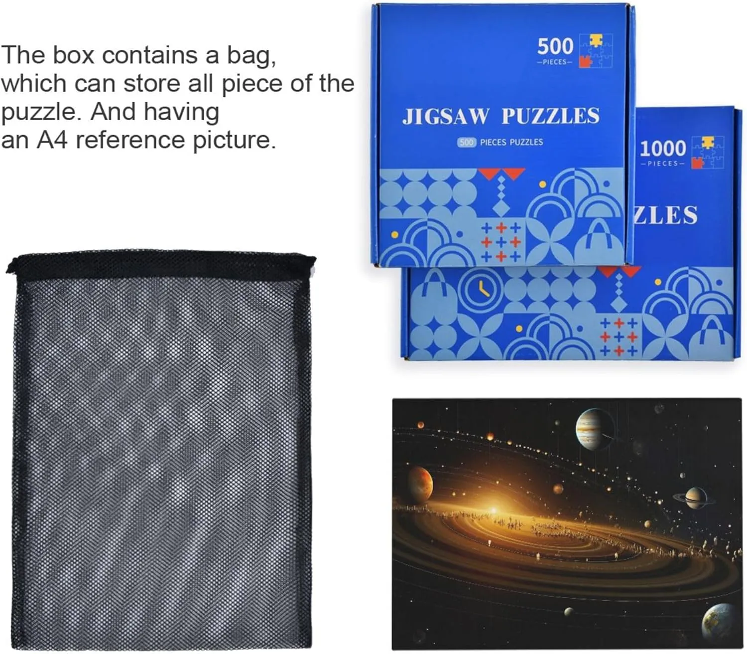 Educational Gift Home Decor for Adults Kids S0400867 Space Galaxy Solar System watershed NASA Jigsaw Puzzles 500 Pieces Toy Games 