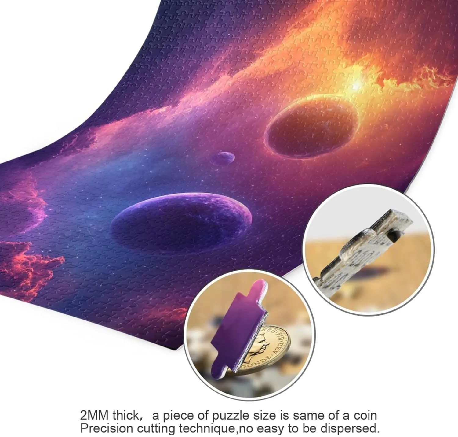 Educational Gift Home Decor for Adults Kids S0406663 Planet Solar System Jigsaw forecast caribou mottled disorientation peace Puzzles 1000 Pieces Toy Games 