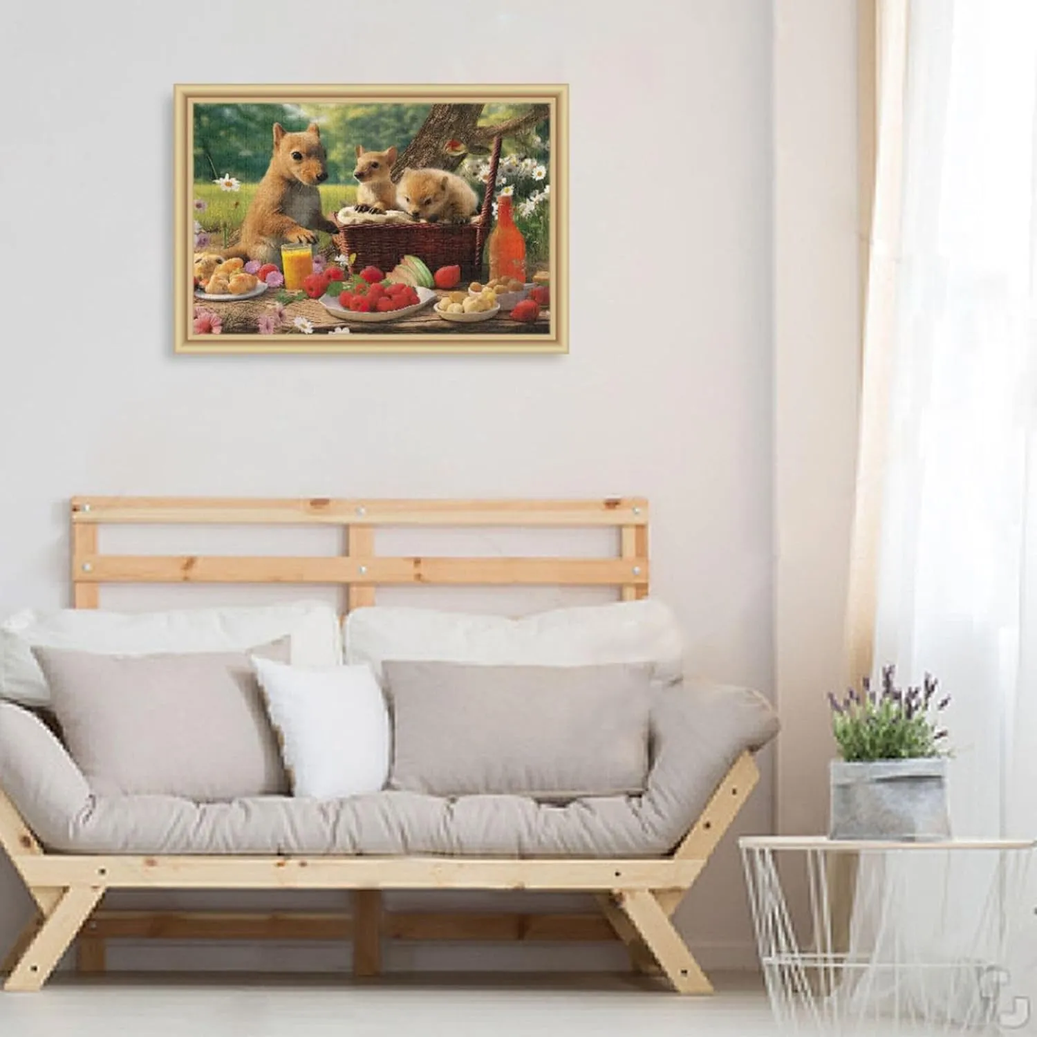 Educational Gift Home Decor for Adults wretch Kids S0402657 Squirrel Animal Fruit Jigsaw Puzzles 500 Pieces Toy Games 