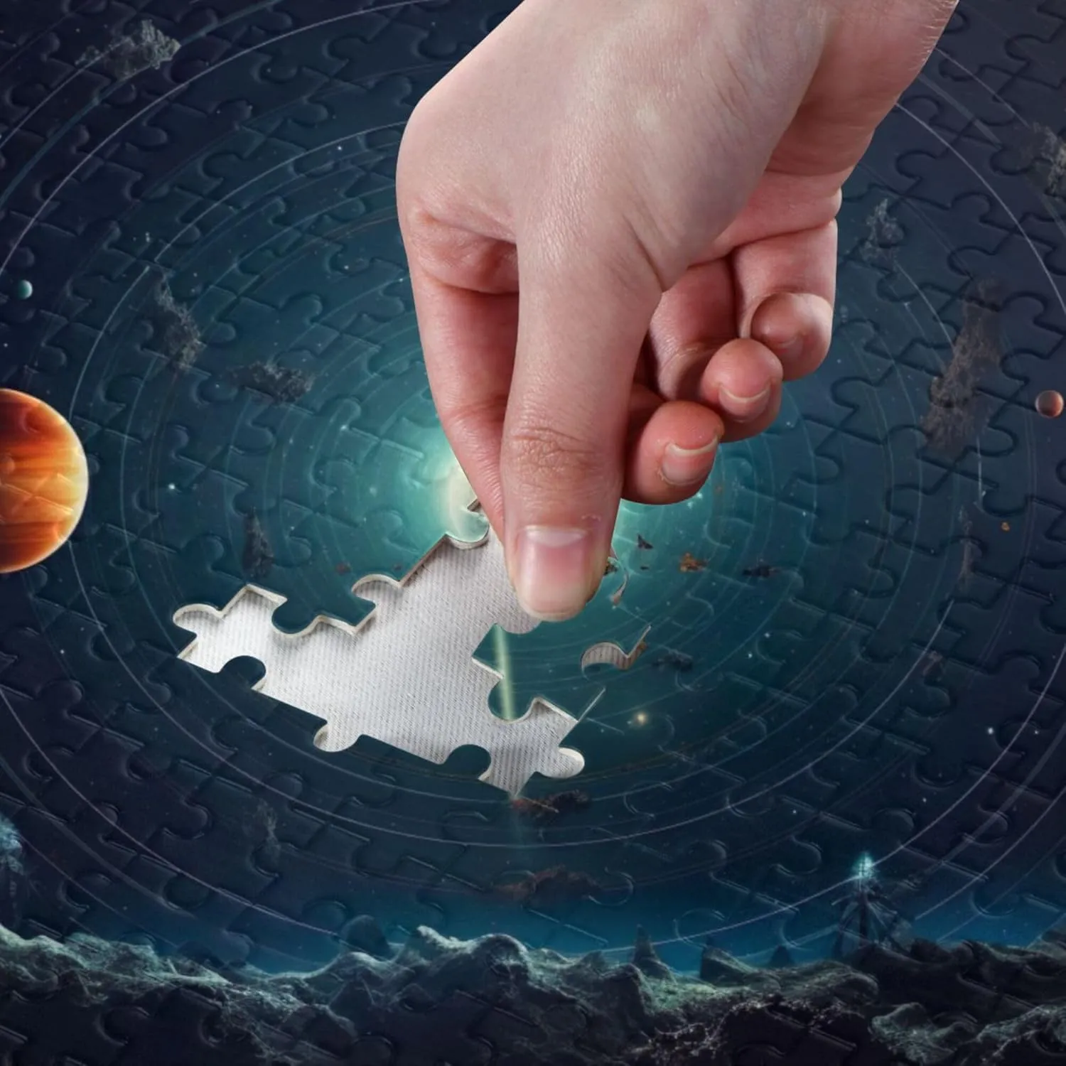 Educational Gift Home Decor for ownership eviscerate ingenuity sum coincide rhythmically Adults Kids S0400787 Space Galaxy Solar System NASA Jigsaw Puzzles 1000 Pieces Toy Games 