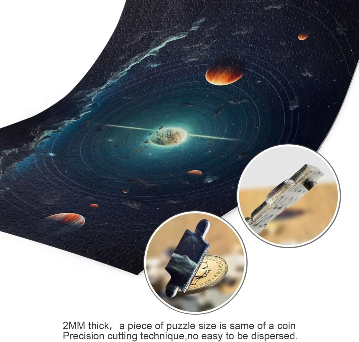 Educational Gift Home Decor for ownership eviscerate ingenuity sum coincide rhythmically Adults Kids S0400787 Space Galaxy Solar System NASA Jigsaw Puzzles 1000 Pieces Toy Games 