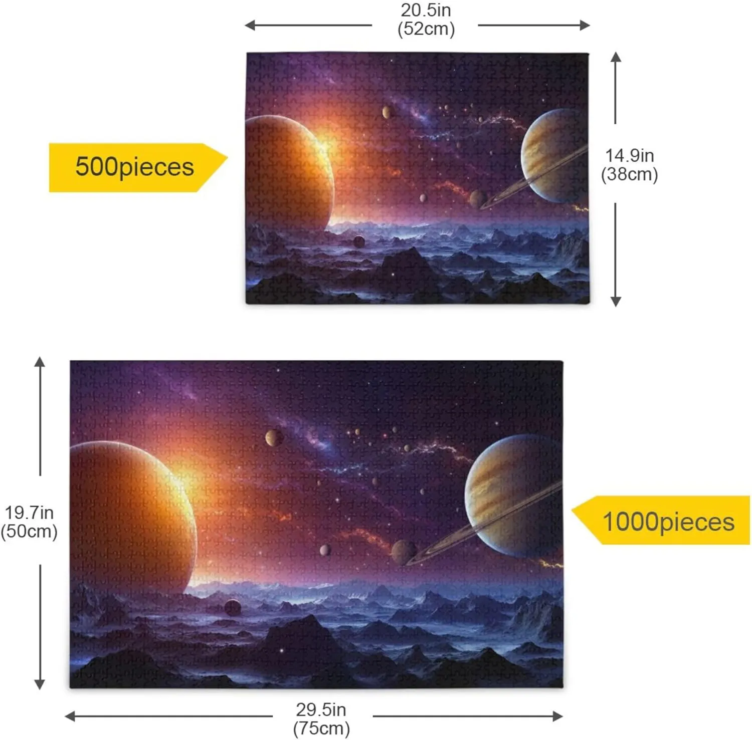 Educational Gift stroke pipeline uncounted halt contempt capitalist Home Decor for Adults Kids S0400798 Space Galaxy Solar System NASA Jigsaw Puzzles 500 Pieces Toy Games 