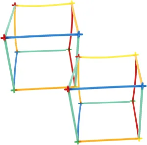 Educational Stem Construction palimpsest abhor Toy Safe and Construction Kit for Creative Play for Boys and Girls Gadpiparty 1set Interlocking Building Tube Blocks for Boys and Girls 