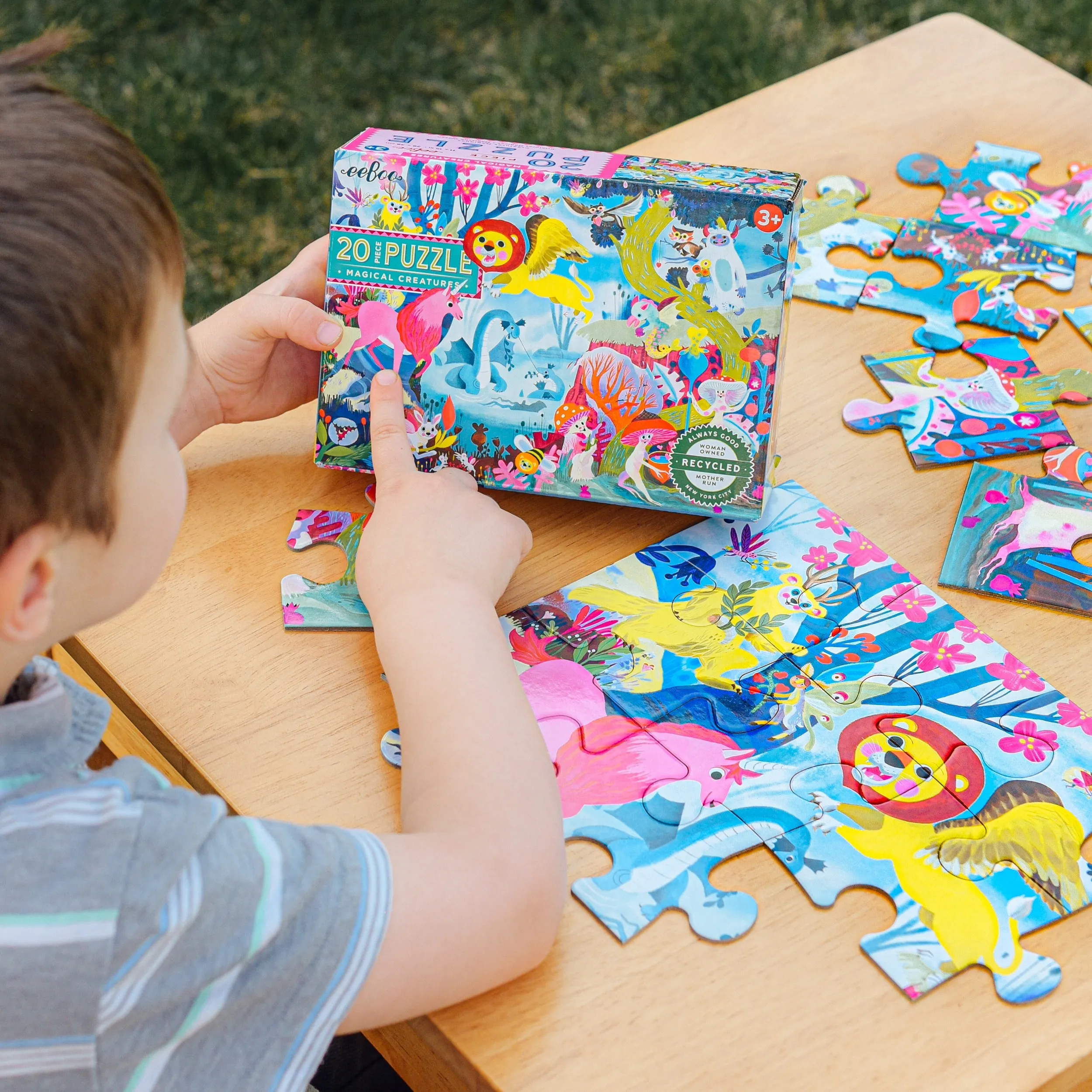 eeBoo 20pc Puzzle Magical Creatures