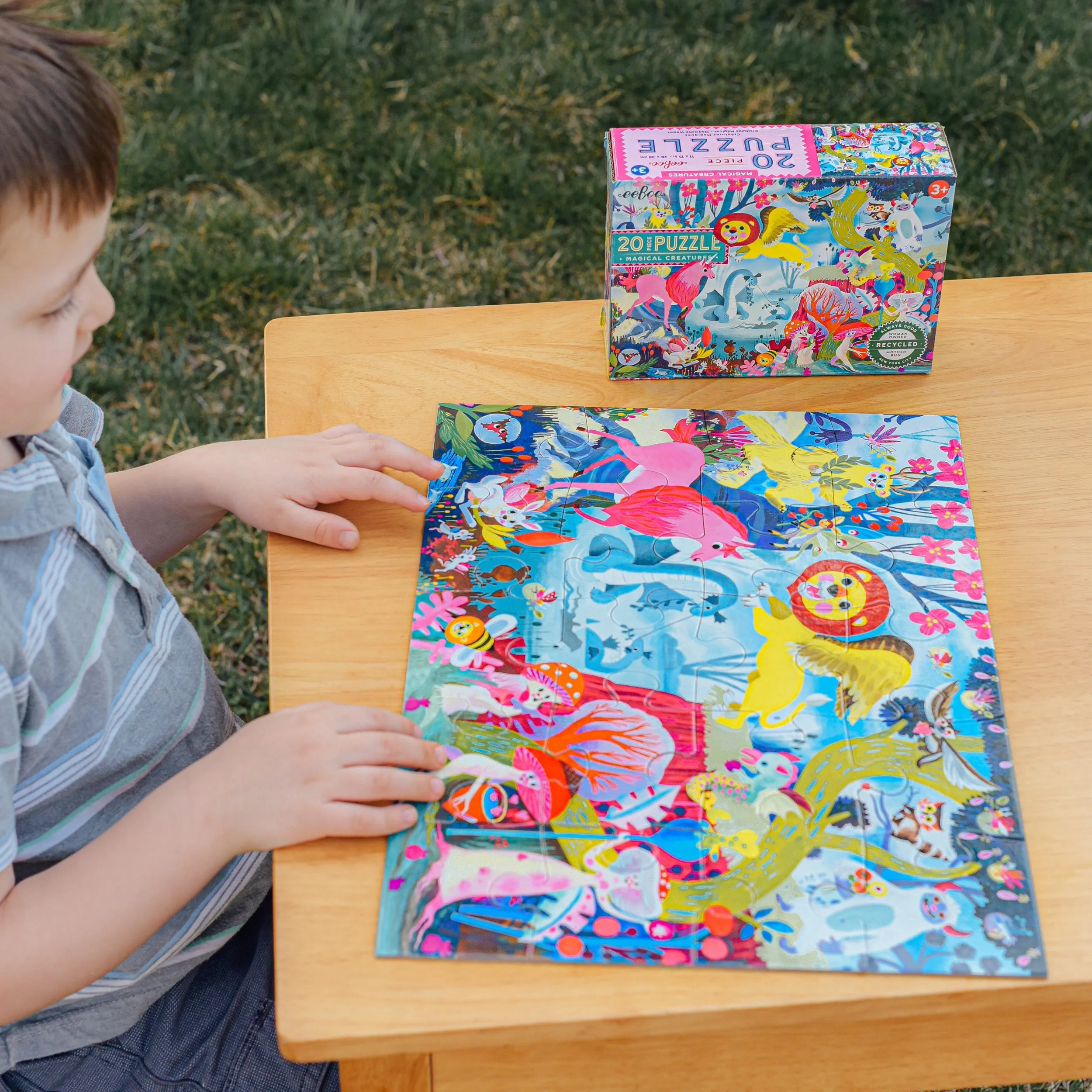 eeBoo 20pc Puzzle Magical Creatures