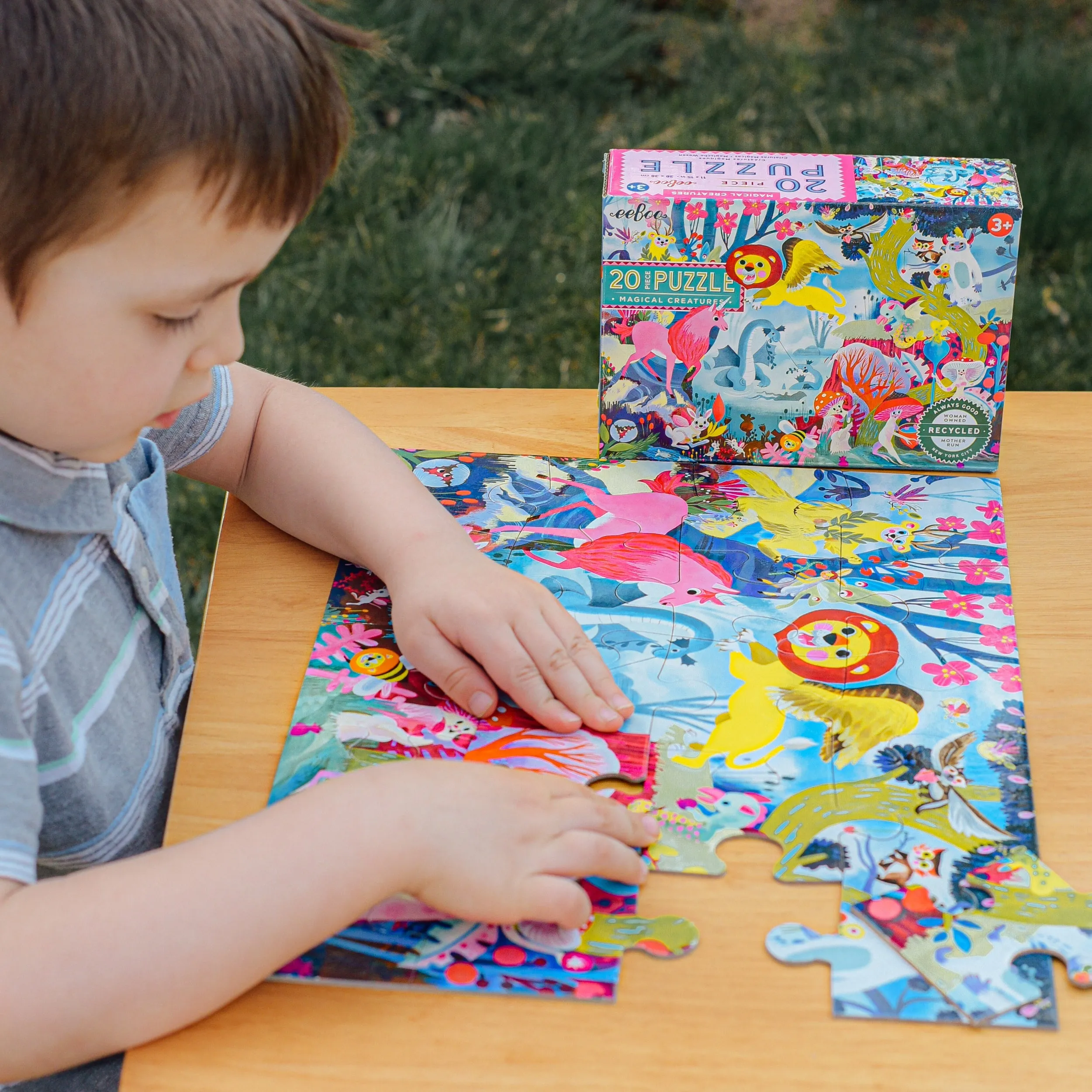 eeBoo 20pc Puzzle Magical Creatures