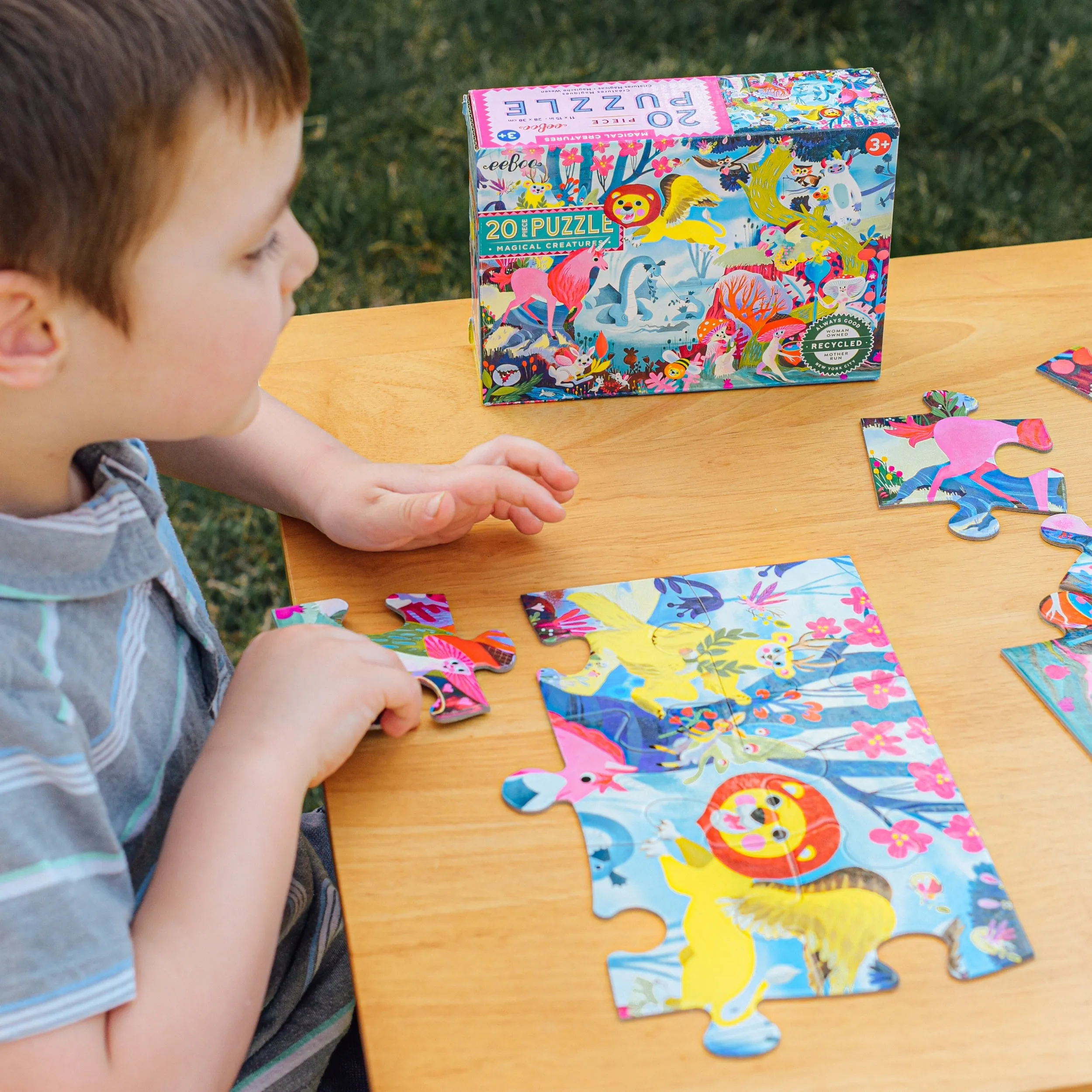 eeBoo 20pc Puzzle Magical Creatures