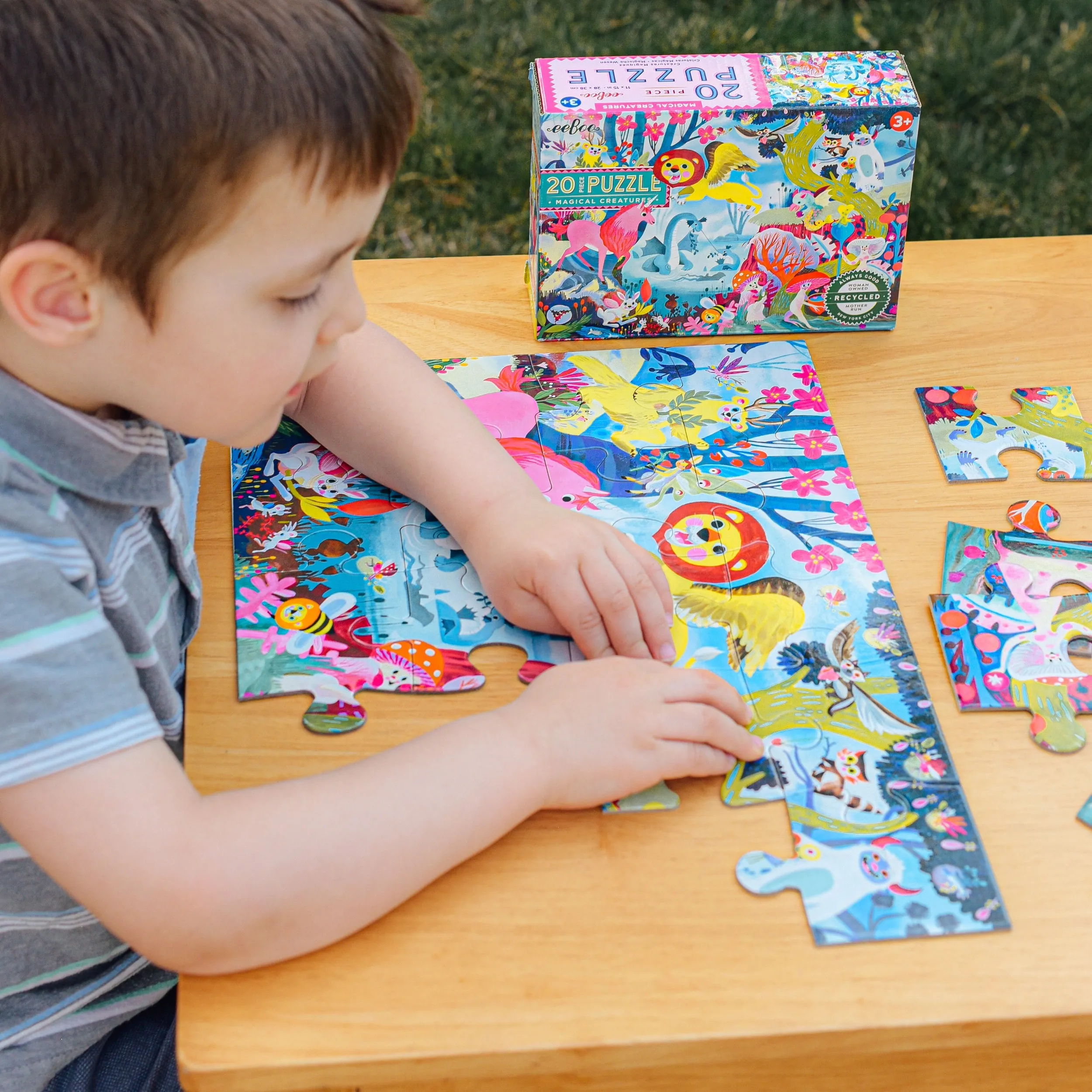 eeBoo 20pc Puzzle Magical Creatures
