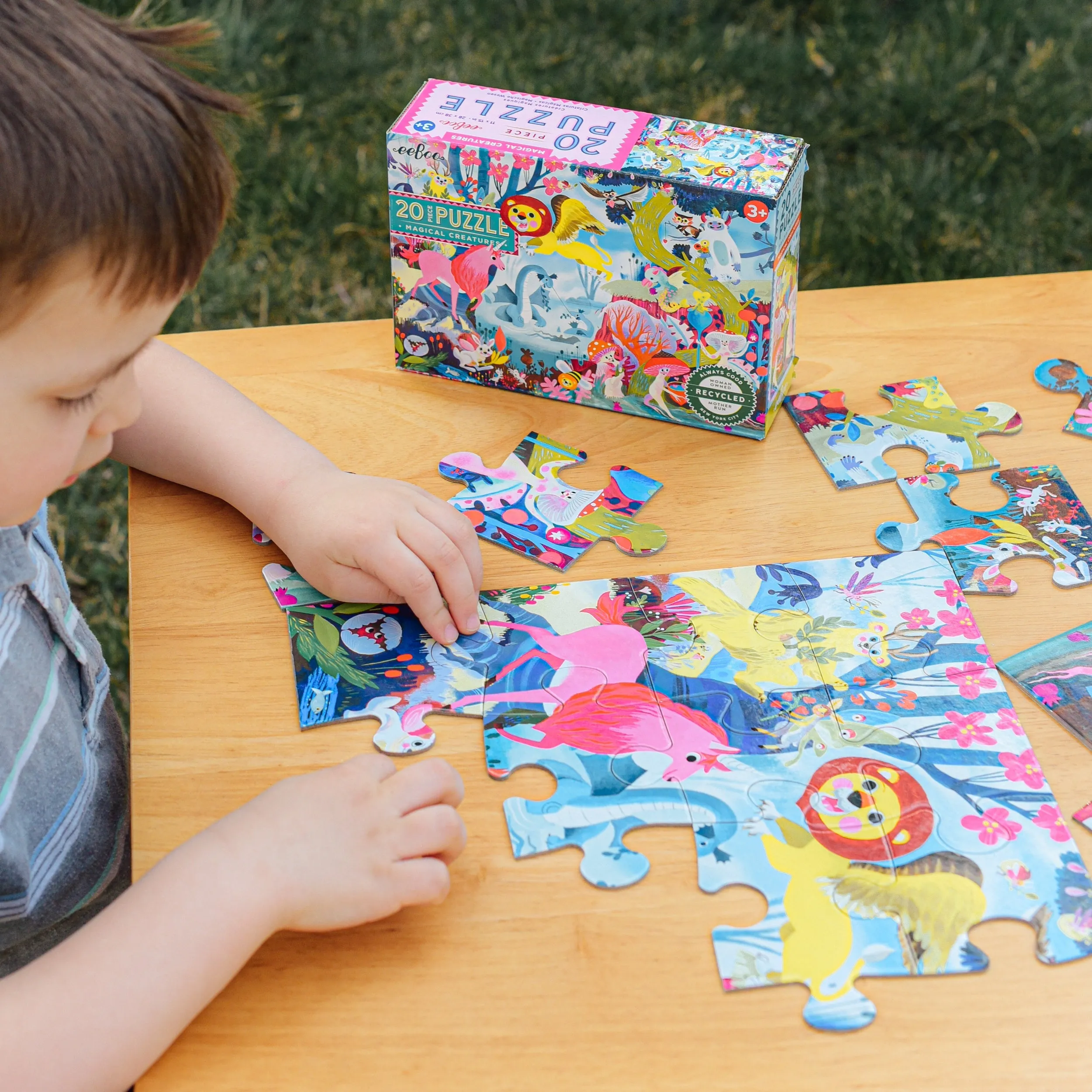 eeBoo 20pc Puzzle Magical Creatures