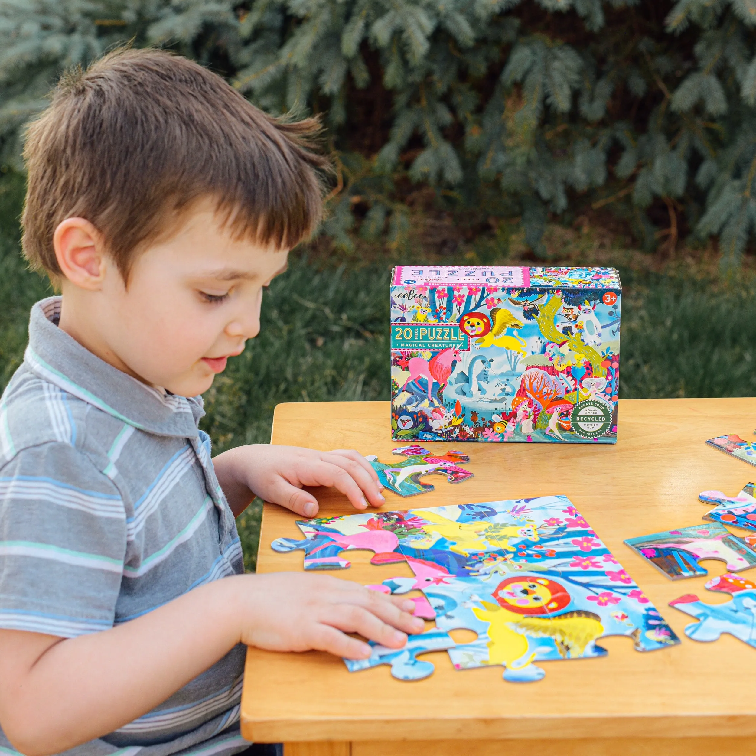 eeBoo 20pc Puzzle Magical Creatures