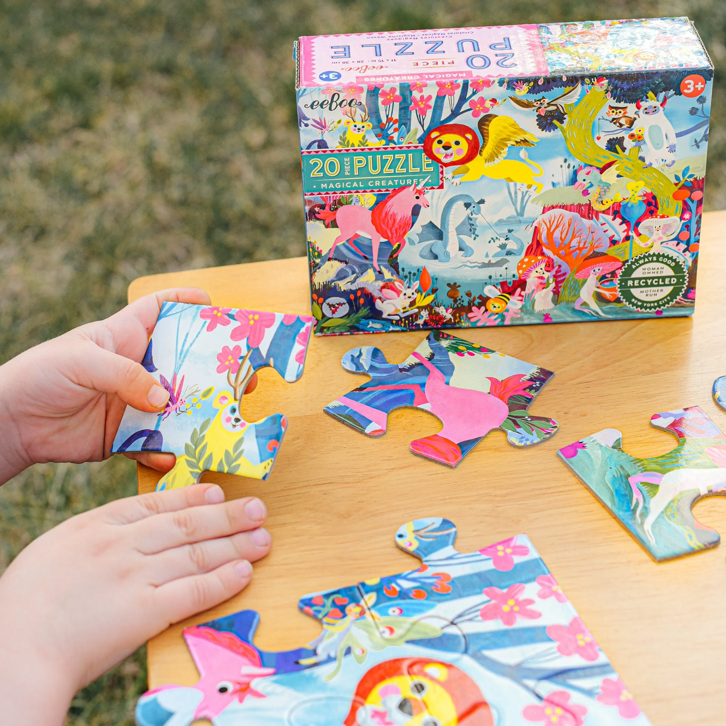 eeBoo 20pc Puzzle Magical Creatures